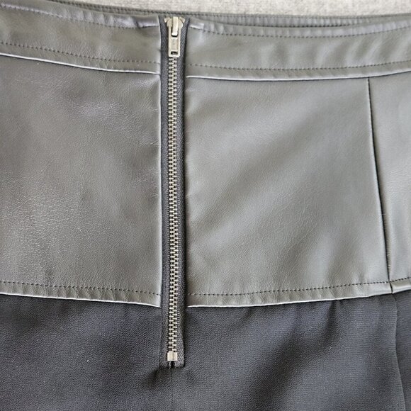 BCBGeneration Skirt Womens 10 Black 1/2 Lined Midi Sheer Lace Fairy Whimsigoth - Picture 11 of 16